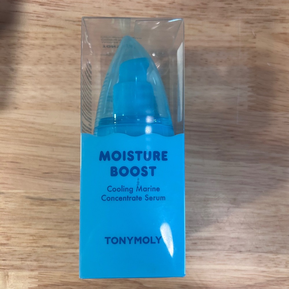 TONYMOLY Moisture Boost Cooling Marine Concentrate Serum 80ml Blue Hydrating